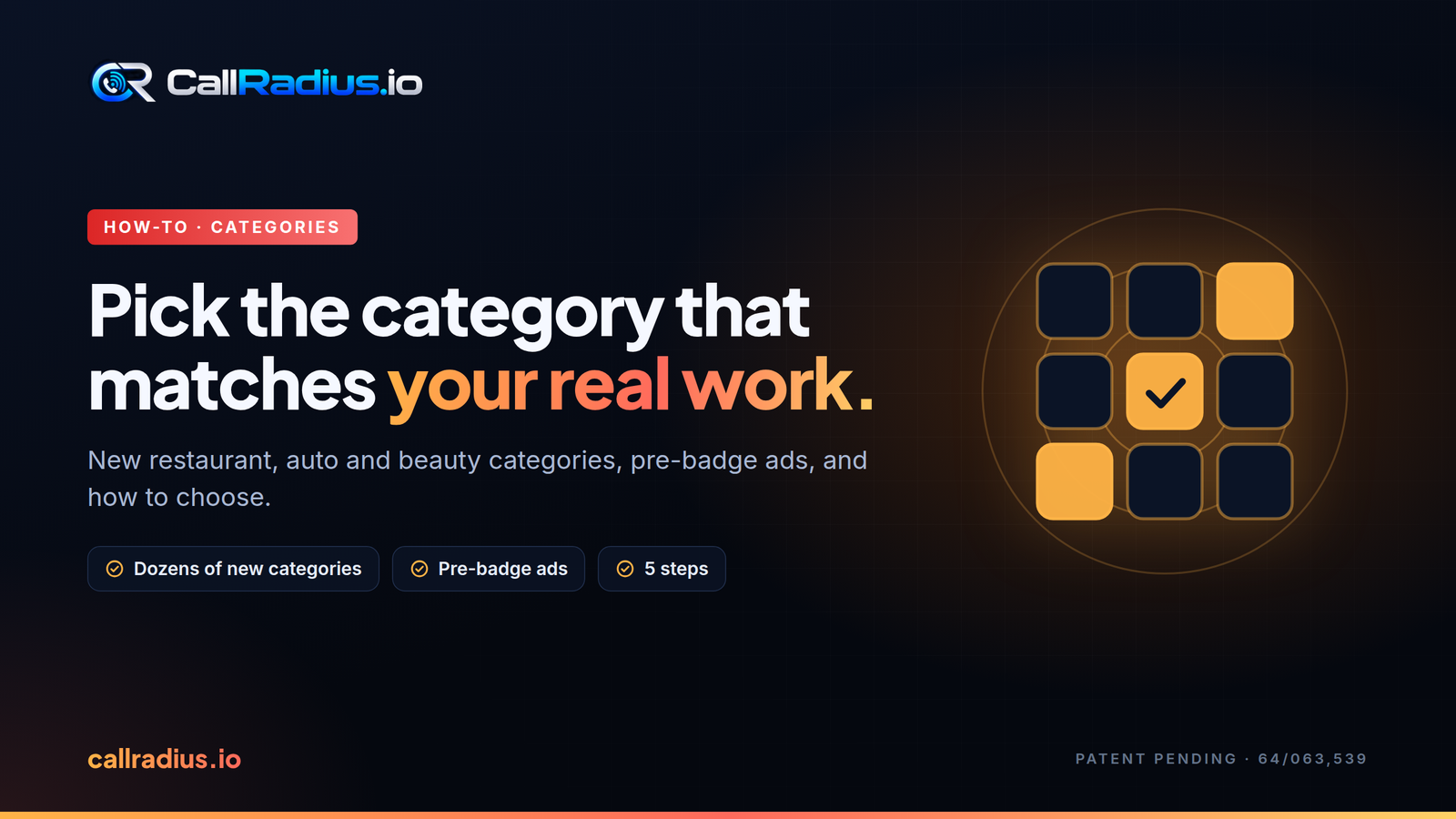 Pick the category that matches your real work.