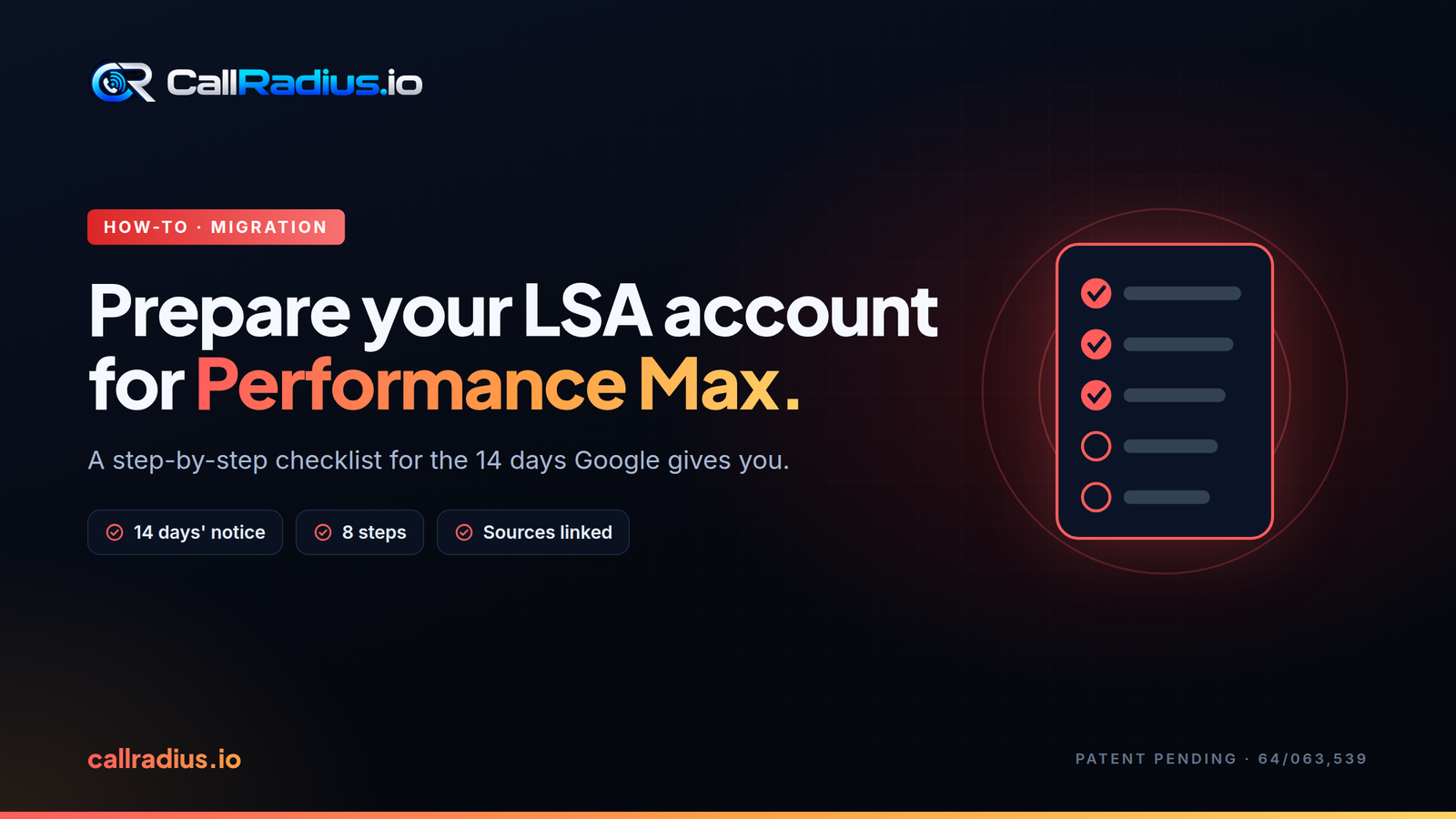 Prepare your LSA account for Performance Max.